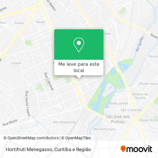 Hortifruti Menegasso mapa