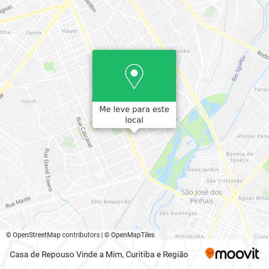 Casa de Repouso Vinde a Mim mapa