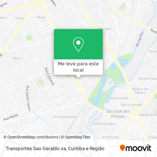 Transportes Sao Geraldo sa mapa