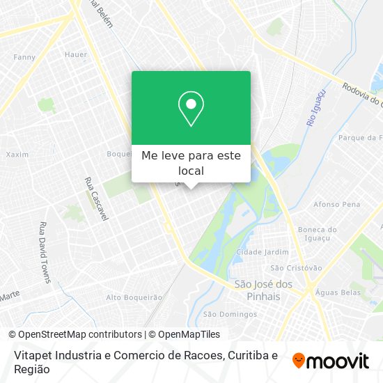 Vitapet Industria e Comercio de Racoes mapa