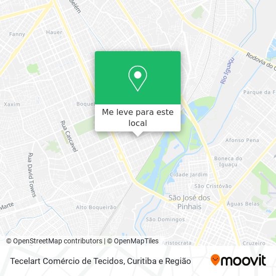 Tecelart Comércio de Tecidos mapa