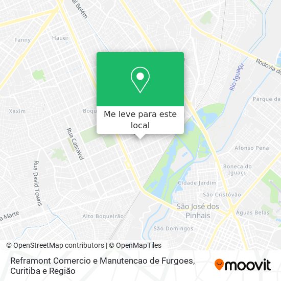 Reframont Comercio e Manutencao de Furgoes mapa