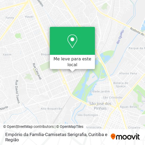 Empório da Família-Camisetas Serigrafia mapa