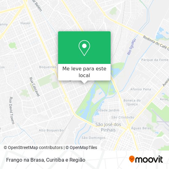 Frango na Brasa mapa