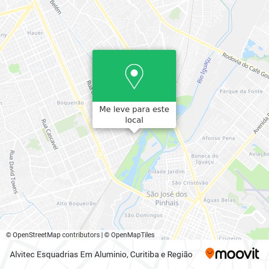 Alvitec Esquadrias Em Aluminio mapa