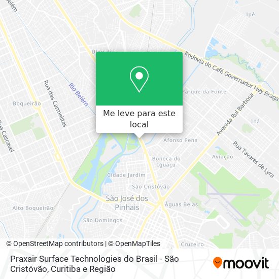 Praxair Surface Technologies do Brasil - São Cristóvão mapa