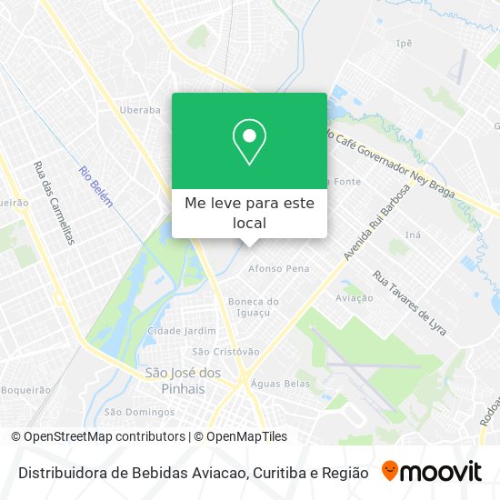 Distribuidora de Bebidas Aviacao mapa