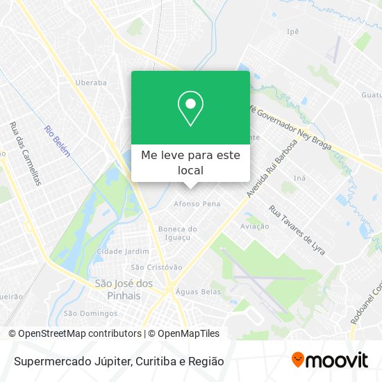 Supermercado Júpiter mapa