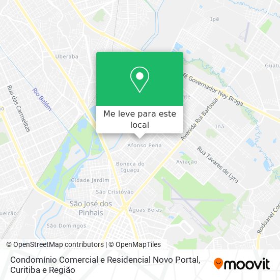 Condomínio Comercial e Residencial Novo Portal mapa