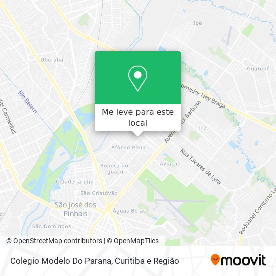Colegio Modelo Do Parana mapa