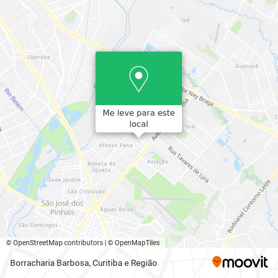 Borracharia Barbosa mapa