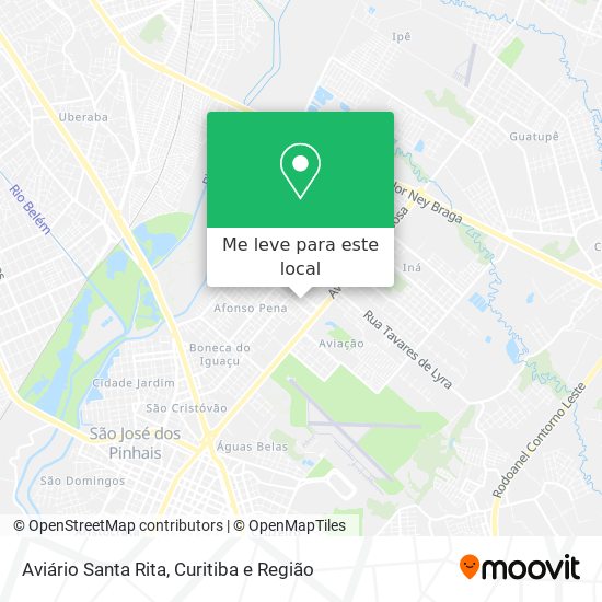 Aviário Santa Rita mapa