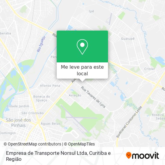 Empresa de Transporte Norsul Ltda mapa