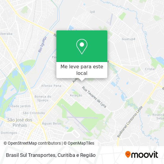 Brasil Sul Transportes mapa