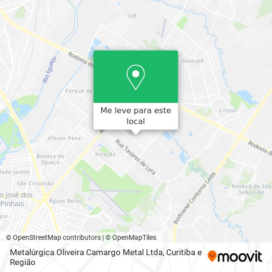 Metalúrgica Oliveira Camargo Metal Ltda mapa