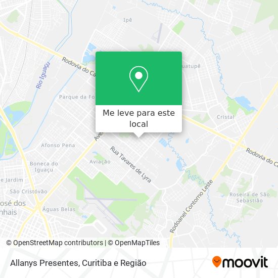 Allanys Presentes mapa