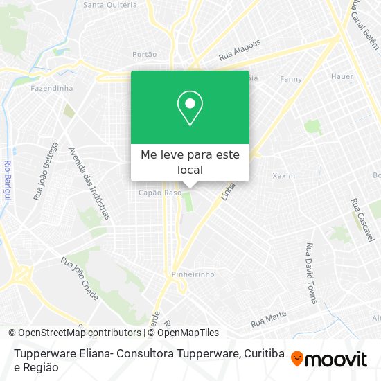 Tupperware Eliana- Consultora Tupperware mapa