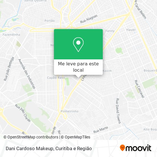 Dani Cardoso Makeup mapa