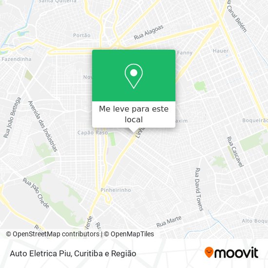 Auto Eletrica Piu mapa
