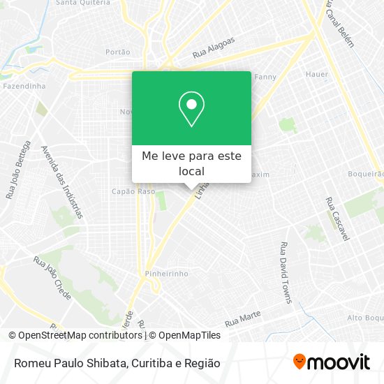 Romeu Paulo Shibata mapa