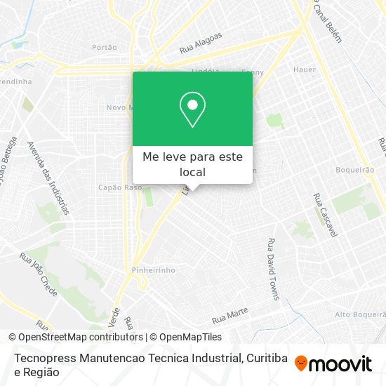 Tecnopress Manutencao Tecnica Industrial mapa