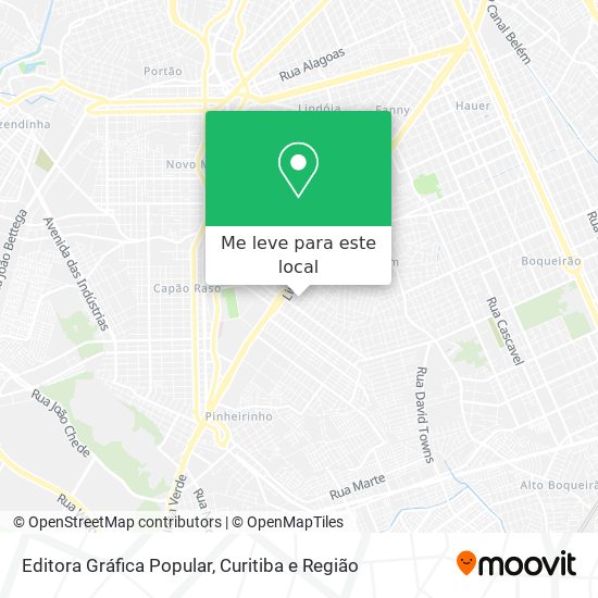 Editora Gráfica Popular mapa