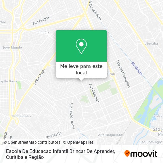 Escola De Educacao Infantil Brincar De Aprender mapa