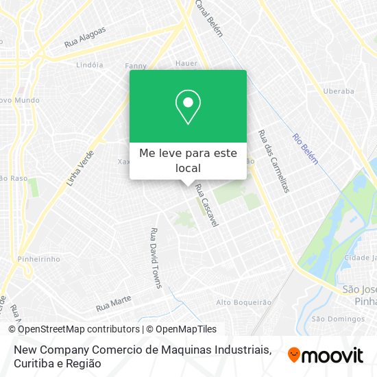 New Company Comercio de Maquinas Industriais mapa