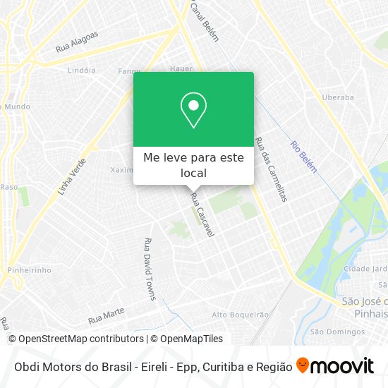 Obdi Motors do Brasil - Eireli - Epp mapa