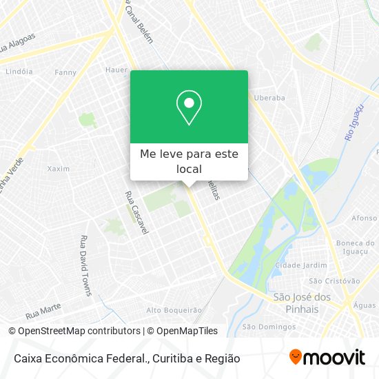 Caixa Econômica Federal. mapa