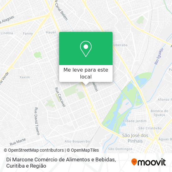 Di Marcone Comércio de Alimentos e Bebidas mapa