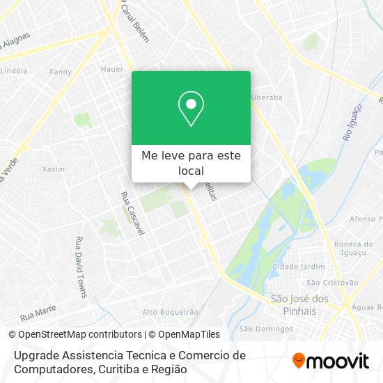 Upgrade Assistencia Tecnica e Comercio de Computadores mapa