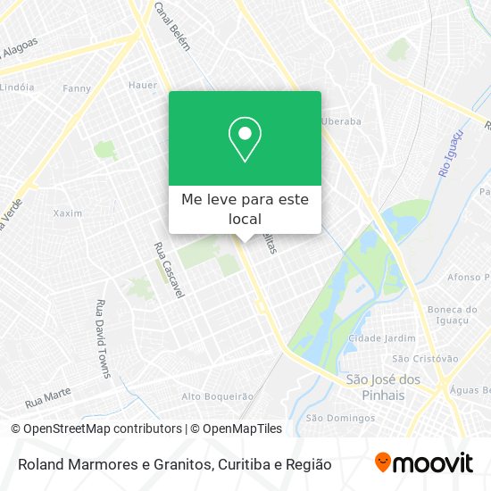Roland Marmores e Granitos mapa