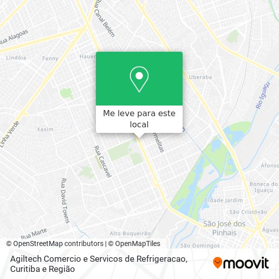 Agiltech Comercio e Servicos de Refrigeracao mapa