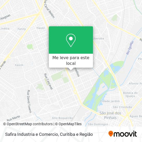 Safira Industria e Comercio mapa
