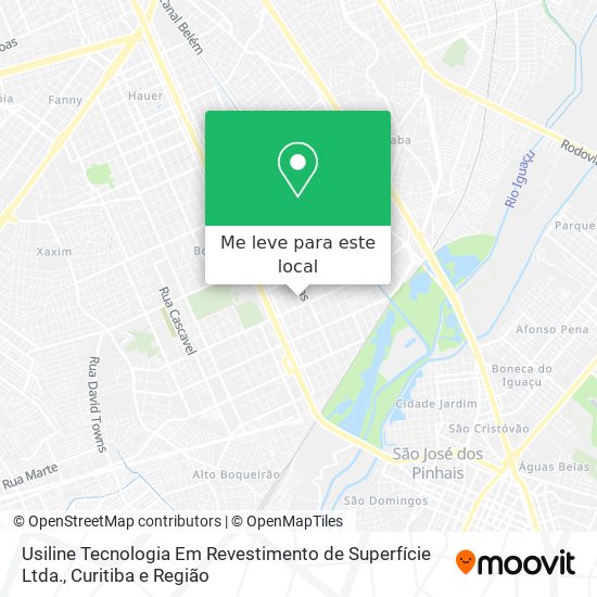 Usiline Tecnologia Em Revestimento de Superfície Ltda. mapa