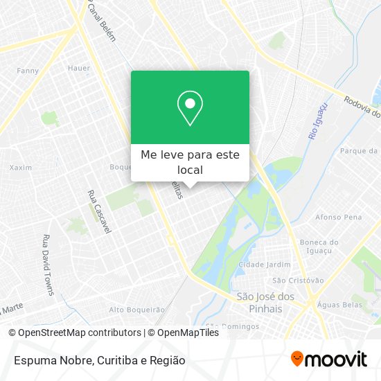 Espuma Nobre mapa