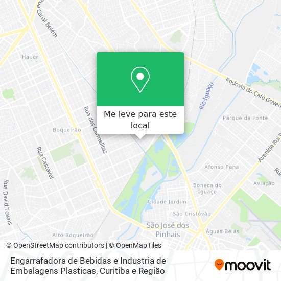 Engarrafadora de Bebidas e Industria de Embalagens Plasticas mapa