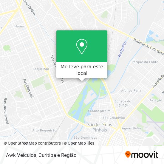 Awk Veiculos mapa