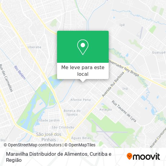 Maravilha Distribuidor de Alimentos mapa