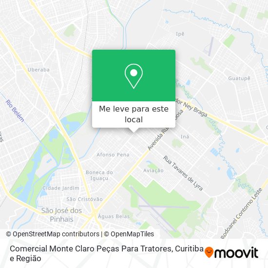 Comercial Monte Claro Peças Para Tratores mapa