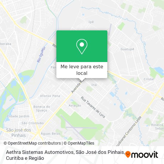 Aethra Sistemas Automotivos, São José dos Pinhais mapa