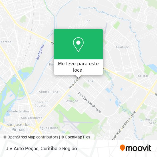 J V Auto Peças mapa