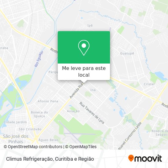 Climus Refrigeração mapa