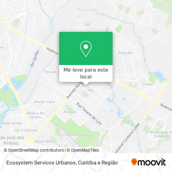 Ecosystem Servicos Urbanos mapa