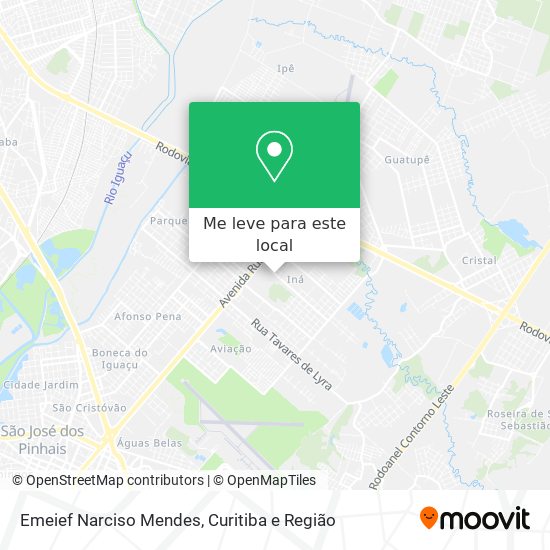 Emeief Narciso Mendes mapa