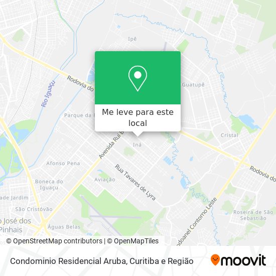Condominio Residencial Aruba mapa