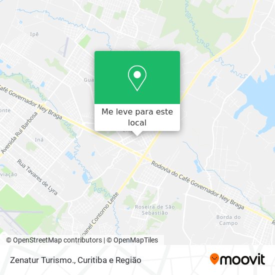 Zenatur Turismo. mapa