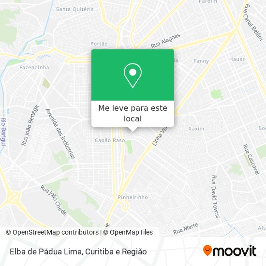 Elba de Pádua Lima mapa