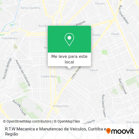 R.T.W Mecanica e Manutencao de Veiculos mapa